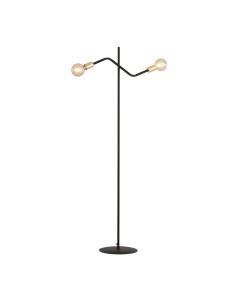 Lampa podłogowa BOLT LP2 BLACK/GOLD EMIBIG