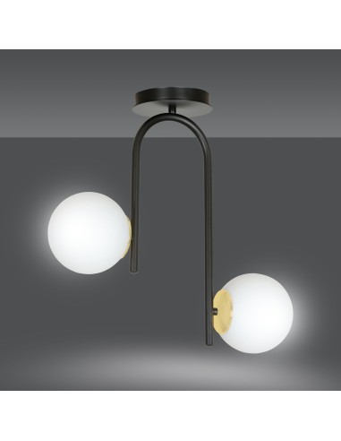 Lampa sufitowa RAGNAR 2 BLACK EMIBIG