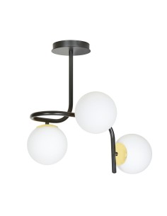 Lampa sufitowa RAGNAR 3 BLACK EMIBIG