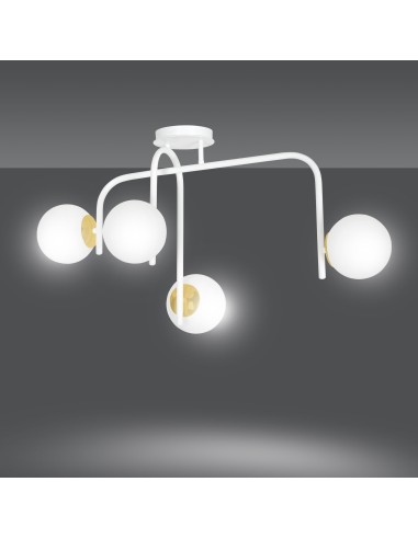 Lampa sufitowa RAGNAR 4B WHITE EMIBIG