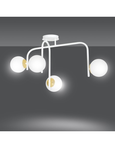 Lampa sufitowa RAGNAR 4B WHITE EMIBIG