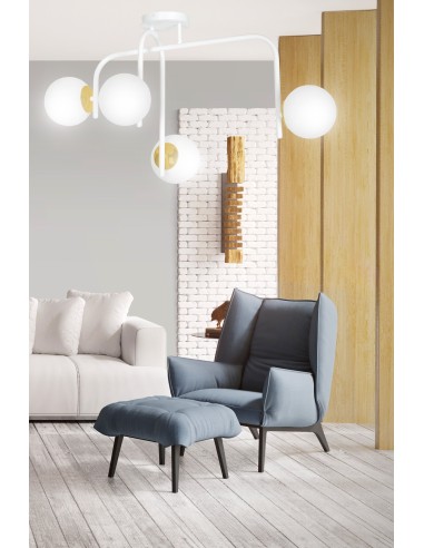 Lampa sufitowa RAGNAR 4B WHITE EMIBIG