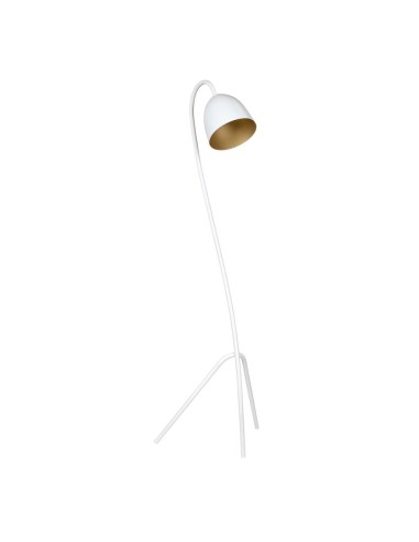 Lampa podłogowa HARIS LP1 WHITE/GOLD EMIBIG