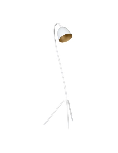 Lampa podłogowa HARIS LP1 WHITE/GOLD EMIBIG