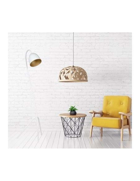 Lampa podłogowa HARIS LP1 WHITE/GOLD EMIBIG