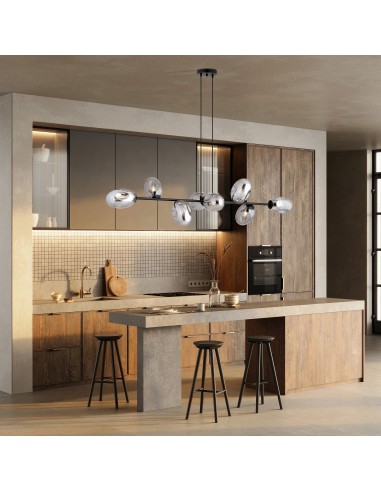 Lampa wisząca PANDORA 8 BL GRAFIT EMIBIG