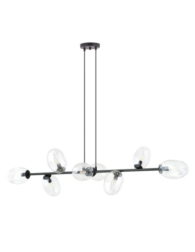 Lampa wisząca PANDORA 8 BL TRANSPARENT EMIBIG