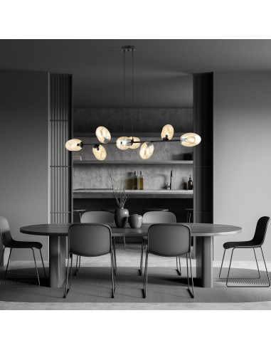 Lampa wisząca PANDORA 8 BL MIODOWY EMIBIG