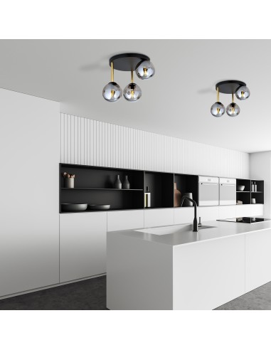 Lampa sufitowa DOLCE 3 BL GRAFIT EMIBIG
