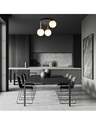 Lampa sufitowa DOLCE 3 BL OPAL EMIBIG