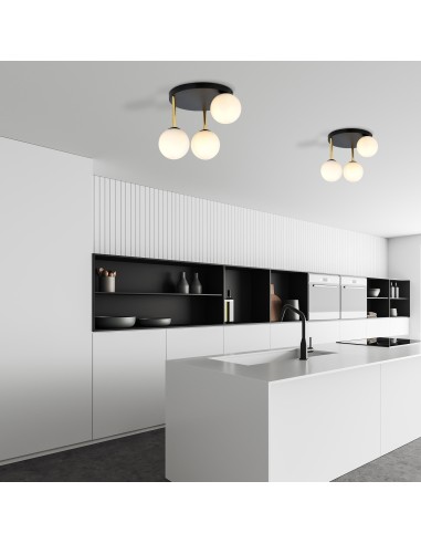 Lampa sufitowa DOLCE 3 BL OPAL EMIBIG