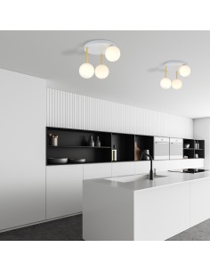 Lampa sufitowa DOLCE 3 WH OPAL EMIBIG 2