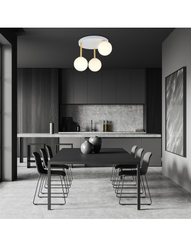 Lampa sufitowa DOLCE 3 WH OPAL EMIBIG