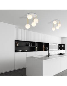 Lampa sufitowa DOLCE 4 WH OPAL EMIBIG 2