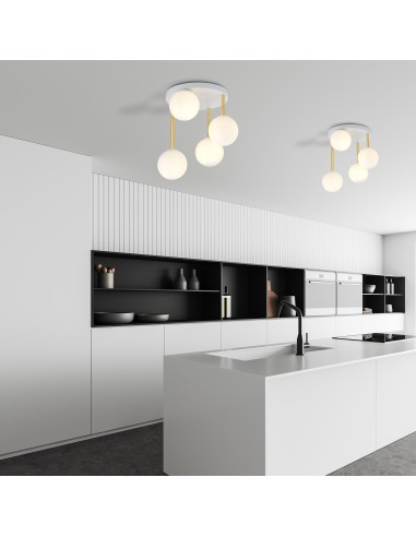 Lampa sufitowa DOLCE 4 WH OPAL EMIBIG
