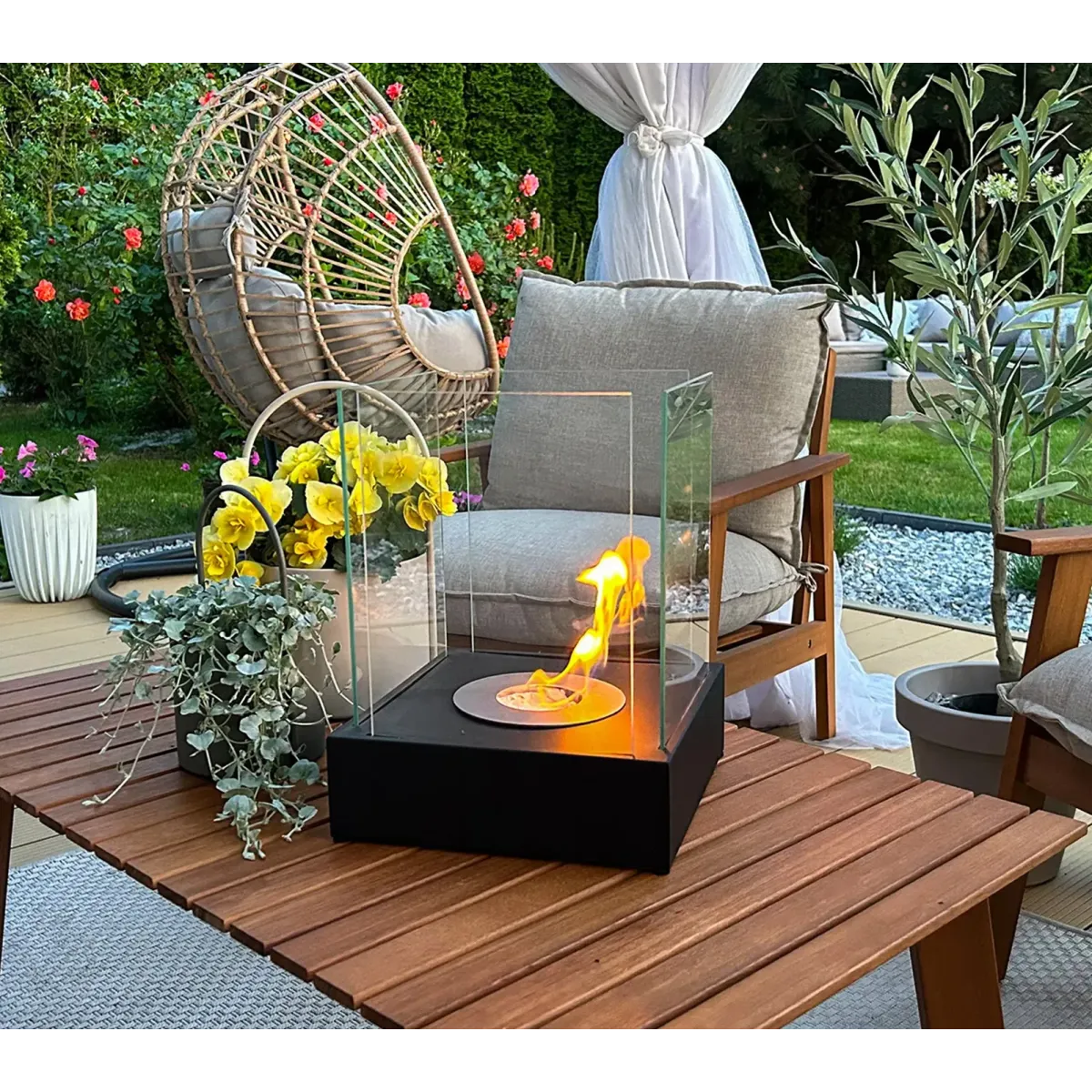 Biokominek wolnostojący SUNSET GARDEN MINI