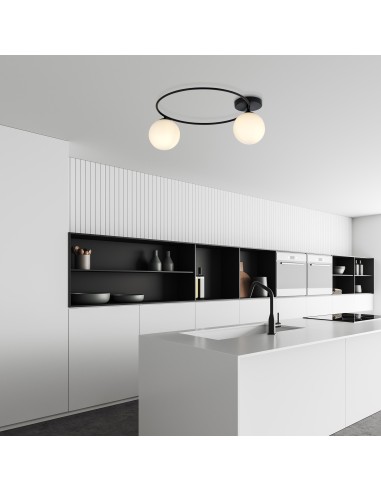 Lampa sufitowa SOPRA 2 BL OPAL EMIBIG