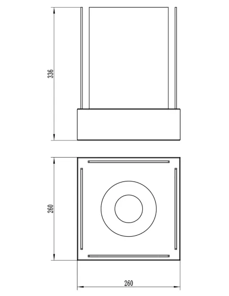 Biokominek wolnostojący SUNSET GARDEN MINI