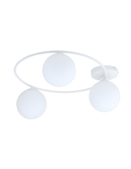 Lampa sufitowa SOPRA 3 WH OPAL EMIBIG