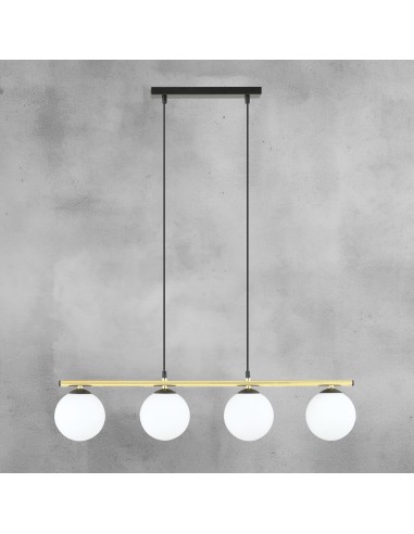 Lampa wisząca ALLORA 4 BLACK EMIBIG