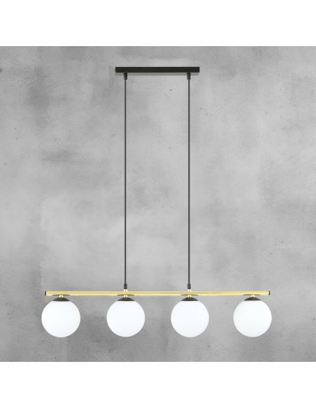 Lampa wisząca ALLORA 4 BLACK EMIBIG