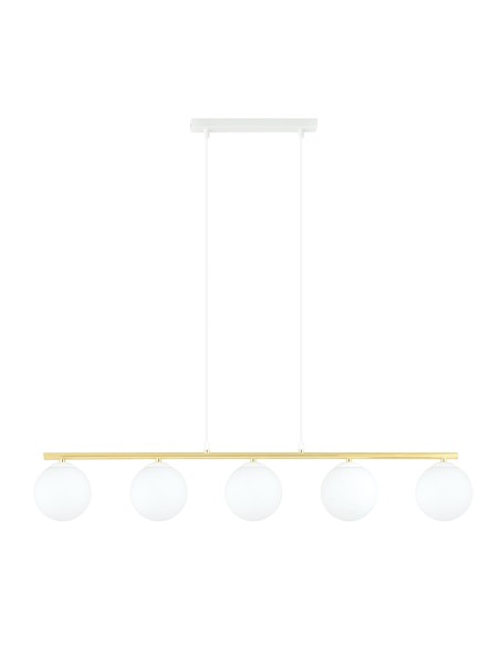 Lampa wisząca ALLORA 5 WHITE EMIBIG