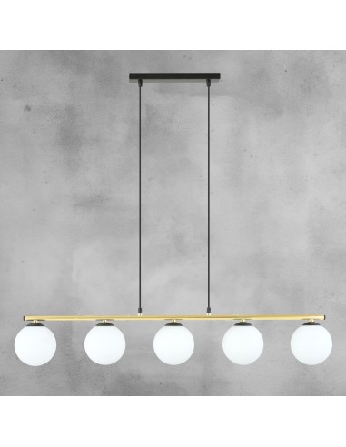 Lampa wisząca ALLORA 5 BLACK EMIBIG