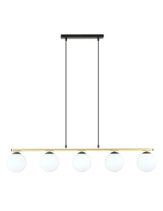 Lampa wisząca ALLORA 5 BLACK EMIBIG