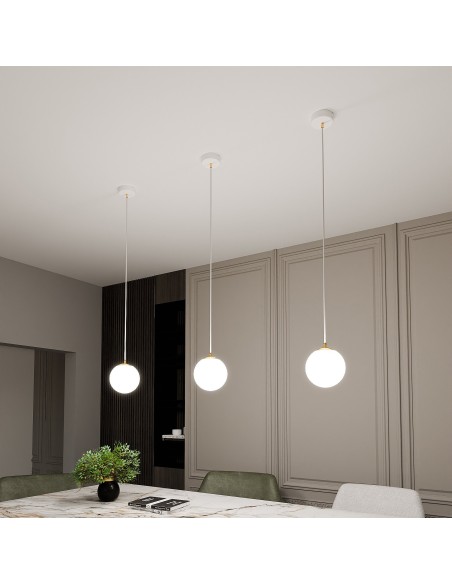 Lampa wisząca ROYAL 1 WHITE EMIBIG