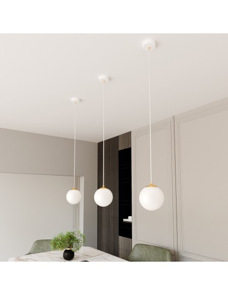 Lampa wisząca ROYAL 1 WHITE EMIBIG