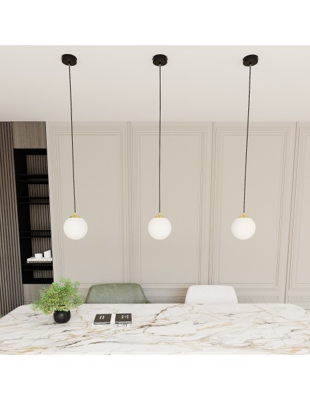 Lampa wisząca ROYAL 1 BLACK EMIBIG