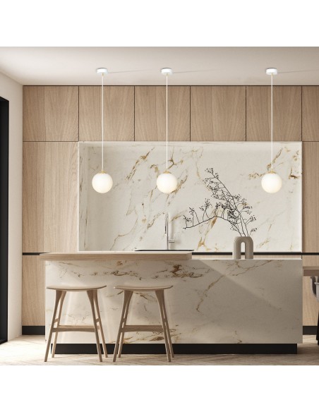 Lampa wisząca ROYAL 1 WHITE EMIBIG