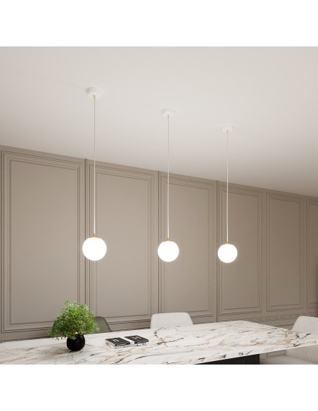 Lampa wisząca ROYAL 1 WHITE EMIBIG