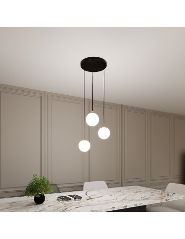 Lampa wisząca ROYAL 3 BLACK EMIBIG