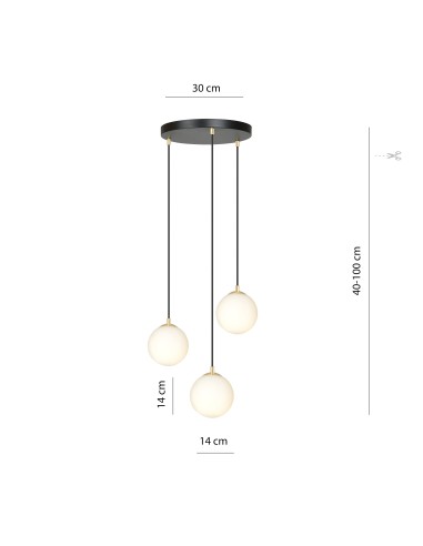 Lampa wisząca ROYAL 3 EMIBIG