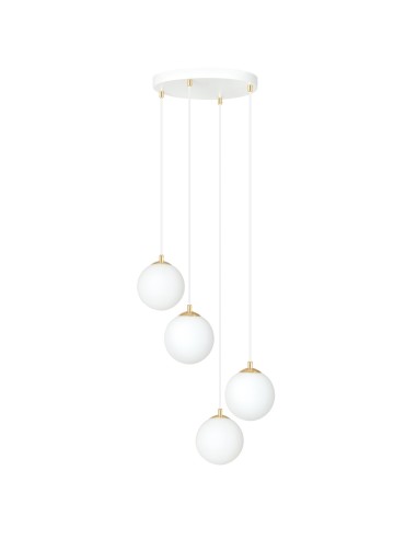 Lampa wisząca ROYAL 4 WHITE EMIBIG