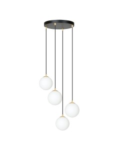 Lampa wisząca ROYAL 4 BLACK EMIBIG