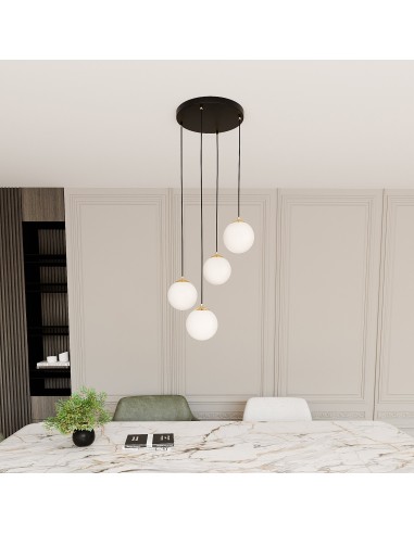 Lampa wisząca ROYAL 4 BLACK EMIBIG