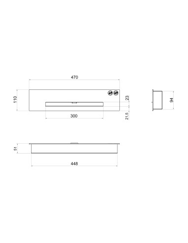 Palnik do biokominka DIY 1,5 L BIOkominkiGMT