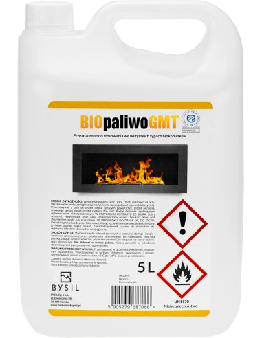 Biopaliwo 5L neutralne BIOkominkiGMT