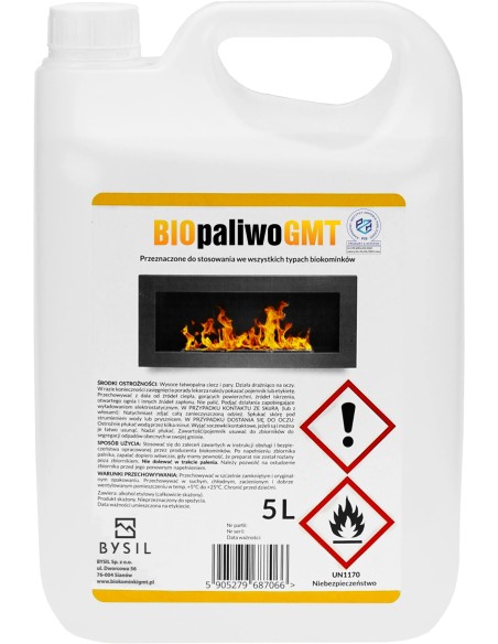 Biopaliwo 5L neutralne BIOkominkiGMT