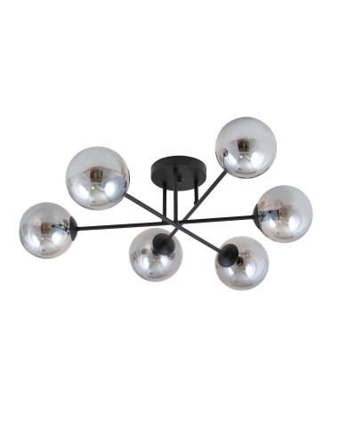 Lampa sufitowa ROMA 6 BL GRAFIT EMIBIG
