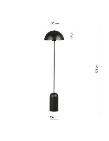 Lampa podłogowa KAVA LP1 BLACK EMIBIG