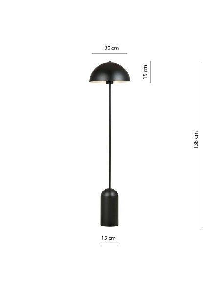 Lampa podłogowa KAVA LP1 BLACK EMIBIG
