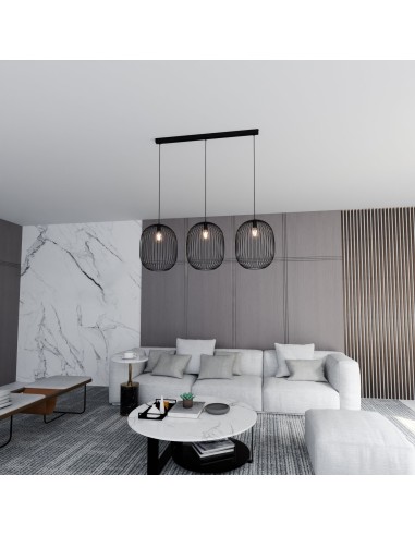 Lampa wisząca ONYX 3 BL EMIBIG