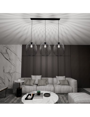 Lampa wisząca ONYX 3 BL EMIBIG