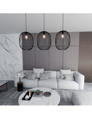 Lampa wisząca ONYX 3 BL EMIBIG