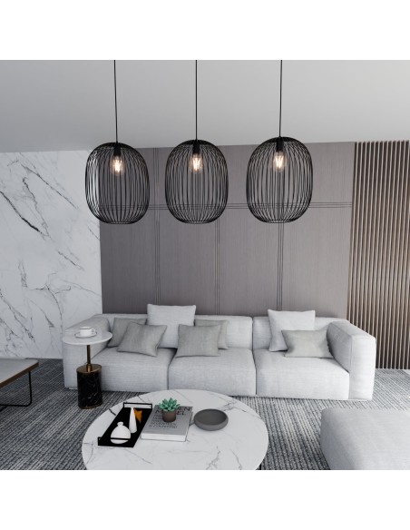 Lampa wisząca ONYX 3 BL EMIBIG