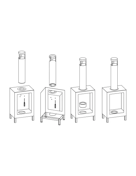 Biokominek wolnostojący KOZEN