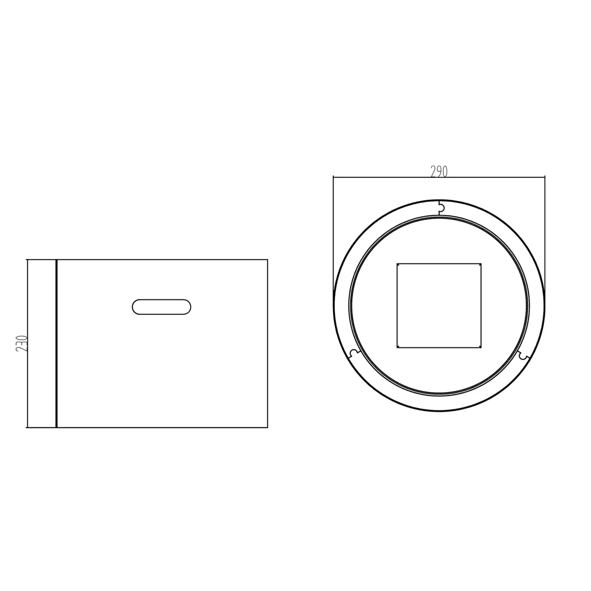 Biokominek wolnostojący MOON MINI